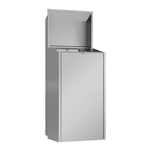 KWC Abfallbehälter, EXOS, Edelstahl, Unterputz, 304x790x251 mm, 30l, 2030034628