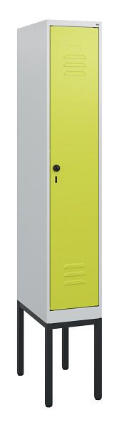 C+P Umkleidespind Classic PLUS, Gestell, 1950x300x500mm, 7035/0024, Drehriegel, 0800305-10 S10010