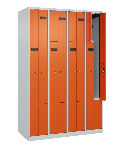 C+P Z-Spind Evolo PLUS, 8 Fächer, 1850x1200x500mm, 7035/2004, Zylinderschloss, 049003-408 S10029
