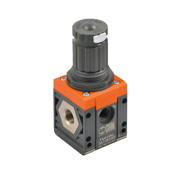 Metal Work Batterie-Regler »SYNTESI«, BG1, G 1/8, 0…8 bar, ohne Manometer, 139879