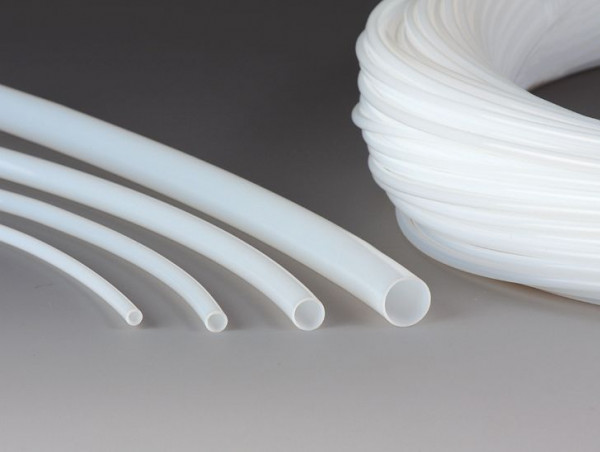 Bohlender PTFE-Schläuche Durchscheinend bis milchig weiß, Innen-Ø in mm: (1/8) 3,175, Außen-Ø in mm: (1/4") 6,35, VE: 3 Stück, S 1810-39