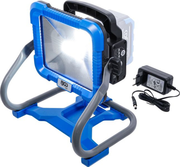 BGS Akku-LED-Arbeitsleuchte, klappbar, 18 V, ohne Akku, 7375