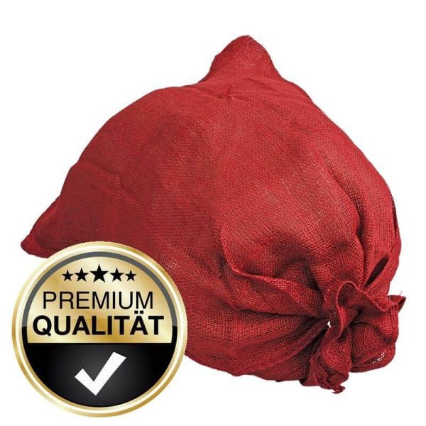 NOOR Jutesack rot Größe XS (60 x 80 cm) 1 Stück, 070600801PRT