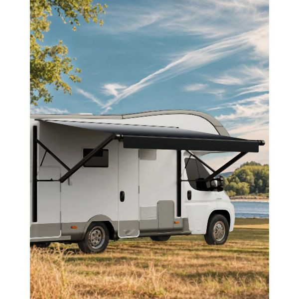 VEVOR Markise Camping Seitenmarkise Wohnwagen Markise Elektrisch 3066mm, DDKSSSFCZYP195S2JV9