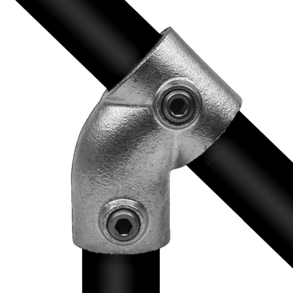 Stein HGS T-Stück kurz 45°, aus Temperguss, Rohr Ø 27 mm, VE: 10 Stück, 62561.0001