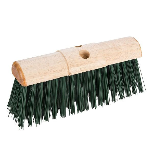 Silverline Besenkopf mit PVC-Borsten, Rundriegel und Sattel, 330 mm, 598529