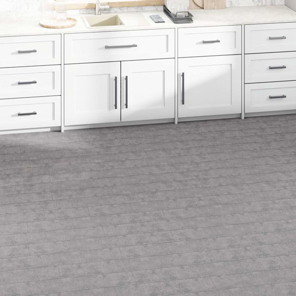 vidaXL Bodenplanken 36-teilig Zementbraun 5,02 m² PVC, 42046285