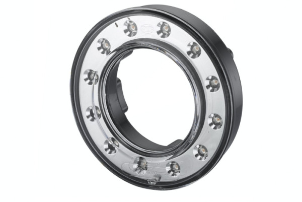 HELLA Schlussleuchte, LED, 24V, Einbau, Lichtscheibenfarbe: glasklar, LED-Lichtfarbe: rot, Stecker: offene Kabelenden, links/rechts, 2SA 008 405-011