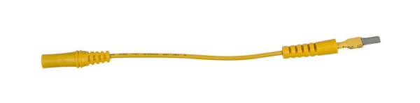 KS Tools 4,0 mm Eingangsbuchse auf 5,0 mm Prüfadapterstecker flach (gelb), 150.0967