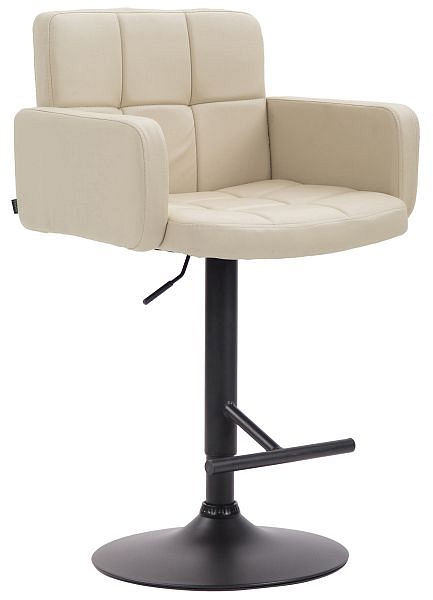 CLP Barhocker Los Angeles schwarz, creme, 318166, 4251756454043