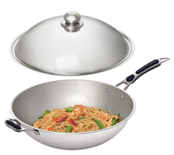 Neumärker Wokpfanne IW 35 Ø 360 mm für Induktions-Wok IW 35, 01-00126B