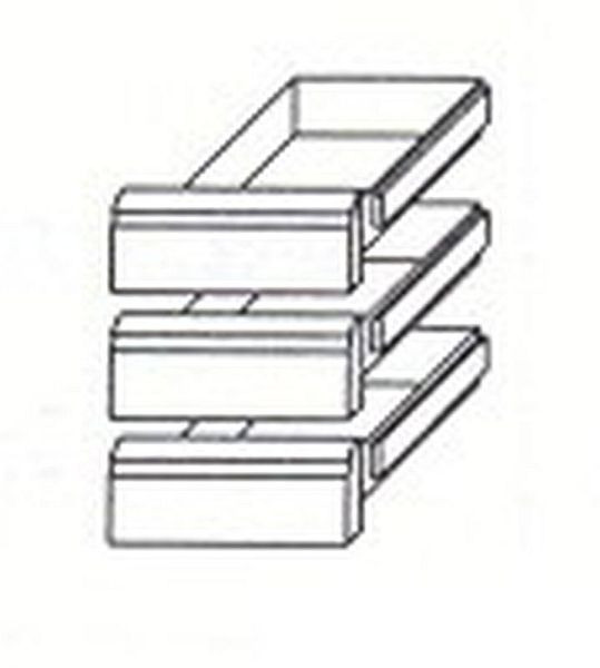 KBS Schubladensatz 3 x 1/3 für Kühltisch Classic, 6022033