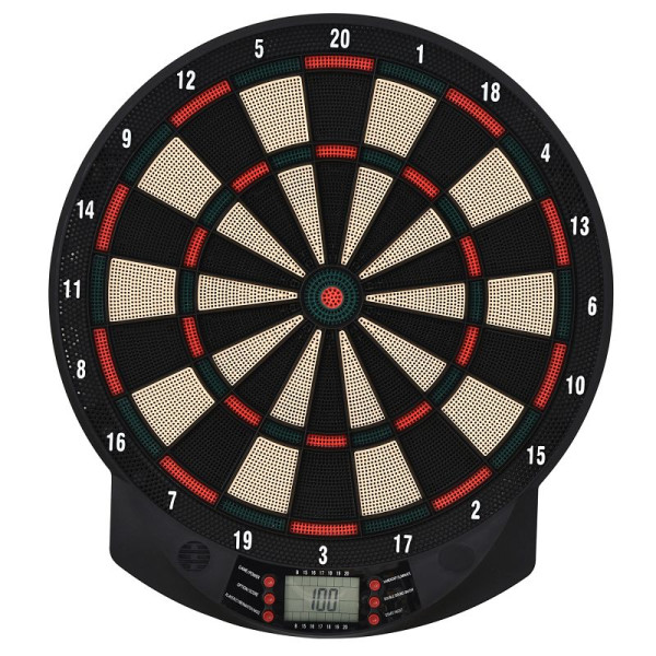 HOMCOM Elektronische Dartscheibe automatische Wertung Dartboard Dart-set mit 6 Darts 30 Dartköpfe, A70-043