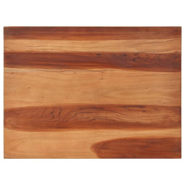 vidaXL Tischplatte Massivholz Palisander 25-27 mm 60×80 cm, 285990