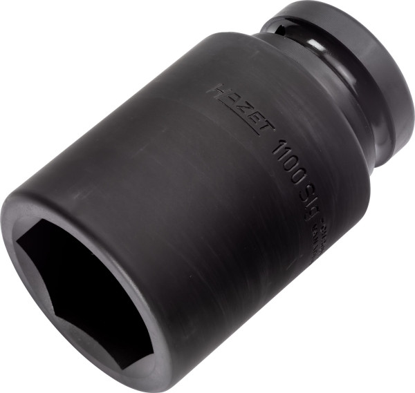 Hazet Schlag-, Maschinenschrauber Steckschlüsseleinsatz, Sechskant, Vierkant hohl 25 mm, Außen-Sechskant Profil, 46 mm, Lange Ausführung, 1100SLG-46