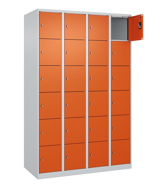 C+P Schließfachschrank Evolo PLUS, 24 Fächer, 1850x1200x500mm, 7035/2004, 049000-406 S10002