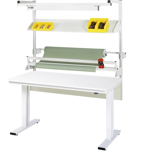 RAU Packtisch Komplettset 02, 08-WT, B1500 x T800, M-Platte, 08-WT-150-080-M-VP02.12