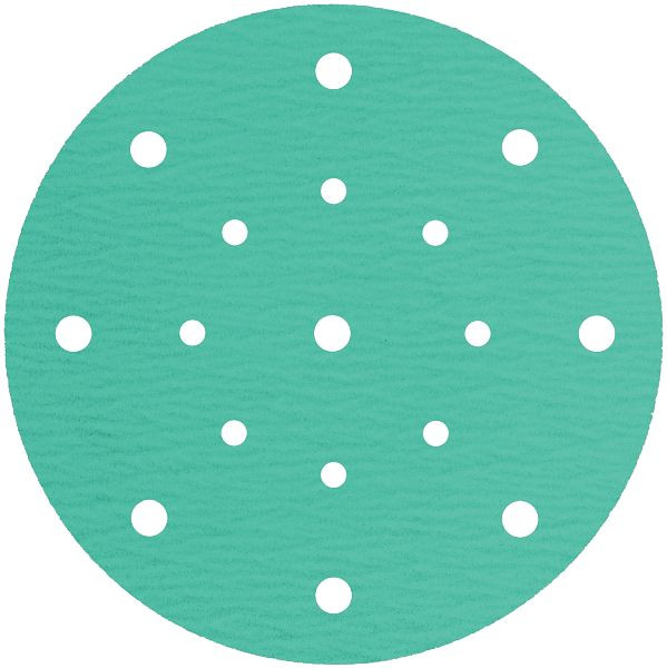 Klingspor PS 77 CK Scheiben kletthaftend wirkstoffbeschichtet, 150 mm Korn 100 Lochform GLS51, mit Papierunterlage, VE: 100 Stück, 353179