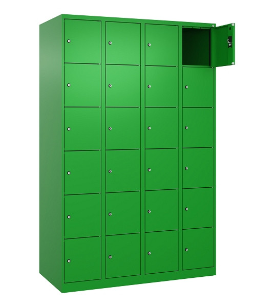C+P Schließfachschrank Evolo PLUS, 24 Fächer, 1850x1200x500mm, 6037/6037, 049000-406 S10026