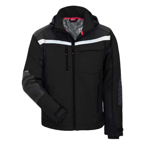 NITRAS MOTION TEX PLUS, Softshelljacke, schwarz (Farbcode: 1000), Größe: 4XL, VE: 10 Stück, 7180-4XL