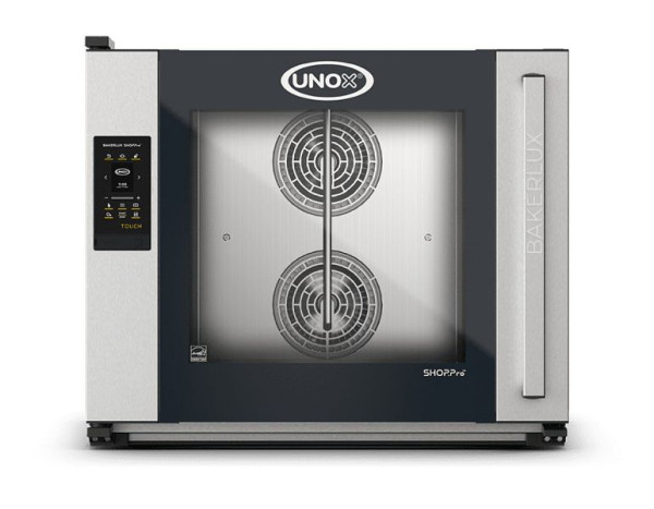 UNOX BAKERLUX SHOP.Pro TOUCH Professioneller Konvektomat mit Wasserdampf Vittoria.Matic 6 Einschübe 600x400 Elektrisch Türöffnung rechts, XEFR-06EU-ETRV