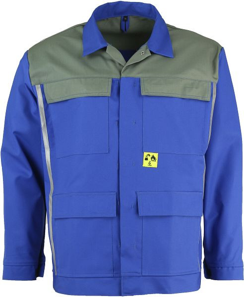 ASATEX Jacke mit Bund, Flammschutz, Farbe: kornblau/grau Größe: 62, XAJA130-62