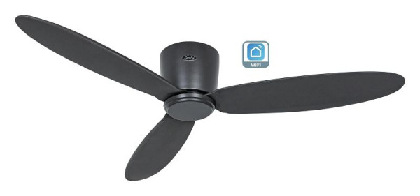 CasaFan Deckenventilator Eco Plano II 132 Lack basaltgrau-Lack basaltgrau WiFi, 313284W