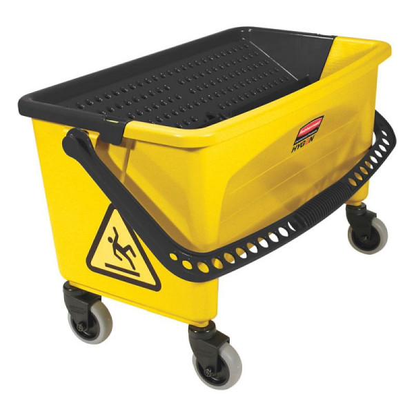 STEIN HGS Hygen Desinfektionseimer für Mikrofaser-Flachwischmopps mit Presse, 84176.0001