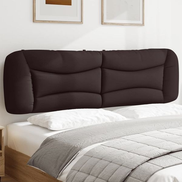 vidaXL Kopfteil-Kissen Dunkelbraun 180 cm Stoff, 374603