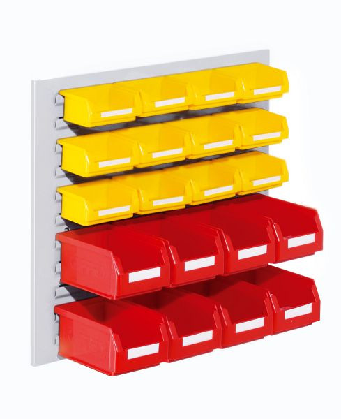 Kappes RasterPlan Schlitzplatten Einsteigerset 4, RAL 7035, 4225.01.0513