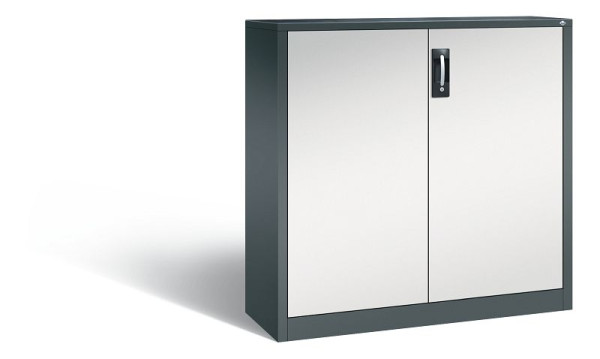 C+P Werkzeugschrank Acurado, H1200xB1200xT400mm, Farbe: Anthrazitgrau / Lichtgrau, Muldengriff, 8530-000 S10141