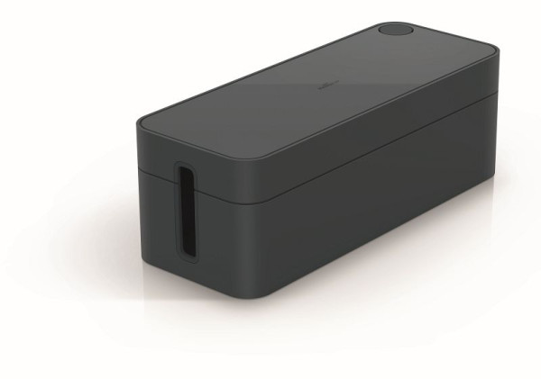 DURABLE Kabelbox CAVOLINE® BOX L (für 5-fach Steckdosenleiste, mit Gummifüßen) graphit, 503037