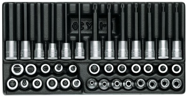 GEDORE Werkzeugmodul, Satz Schraubendreher-Einsätze 3/8'', 1640860