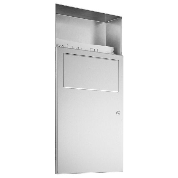 Wagner EWAR Hygiene-Abfallbehälter 5l WP138, hochglanzpoliert, 731150