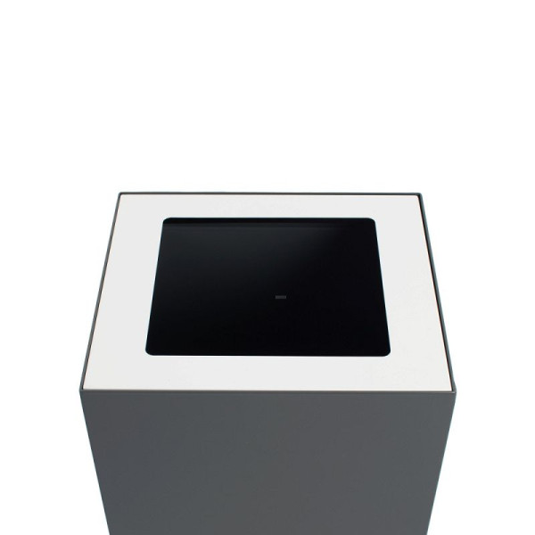 STEIN HGS Deckel modulare Abfalltrennanlage, weiß, 90 Liter, 84103.0008