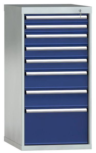 KLW Schubladenschrank 1150 x 572 x 750 mm H x B x T, Einbaumaß: 150 mm, Einteilung: 27x36 Einheiten, EA / 100 kg, SEB1150-08EP-001