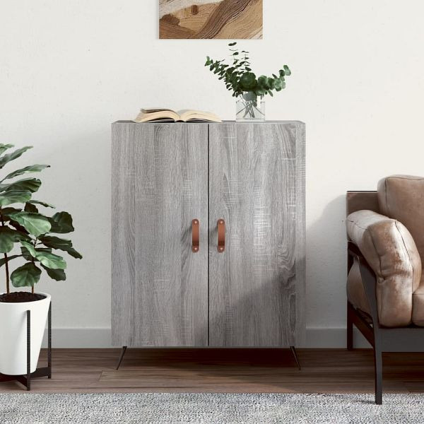 vidaXL Sideboard Grau Sonoma 69,5x34x90 cm Holzwerkstoff, 827698