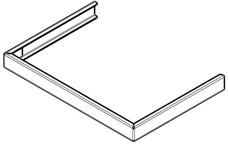 Roband Abstandshalter für Grillplatten, Höhe ca. 35mm, GSPS635