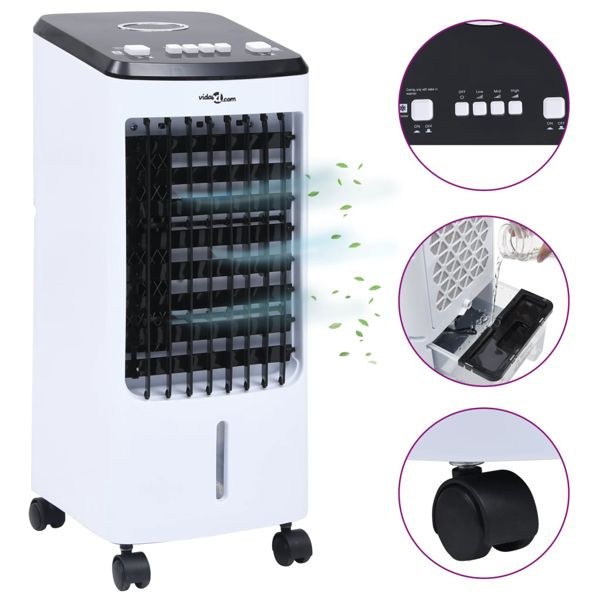 vidaXL 2-in-1 Mobiler Luftkühler 80 W, 51466, 8720286109540