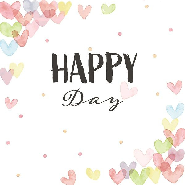 PAPER+DESIGN Lunchservietten Happy Day - 33 x 33 cm, VE: 20 Stück, 206162