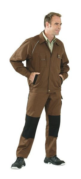 Planam Canvas 320 Bundjacke, braun/schwarz, Größe 56, 2116056