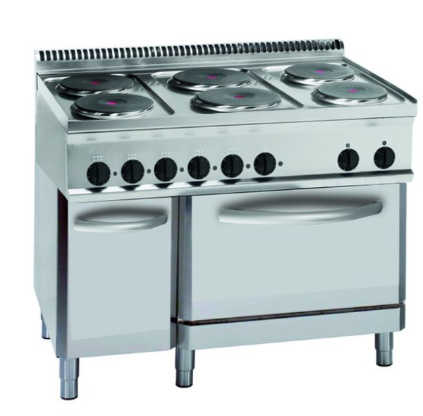 KBS Elektro-Herd 6 Platten Umluft-Elektro-Backofen, GN 1/1, 10311014