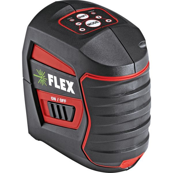 FLEX Selbstnivellierender Kreuzlinien-Laser mit Empfängermodus ALC 2/1-G/R, 509833