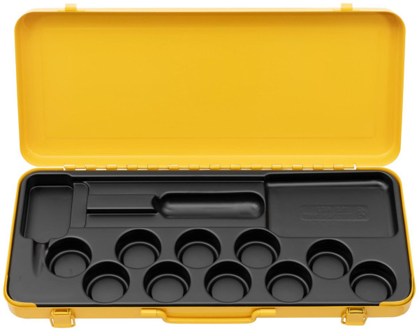 REMS Stahlblechkasten mit Einlage R, Maße (LxBxH): 449 x 201 x 56 mm, 150600 R