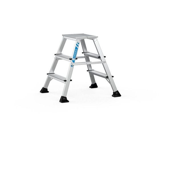 ZARGES XLstep P - Podest schmal 2 x 3 Stufen, Stufentiefe: 92 mm, 40102