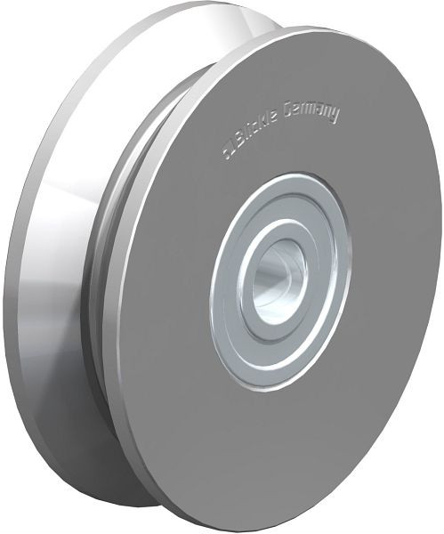 Blickle DSPK 75K Rad aus Stahl, Grau, 755321