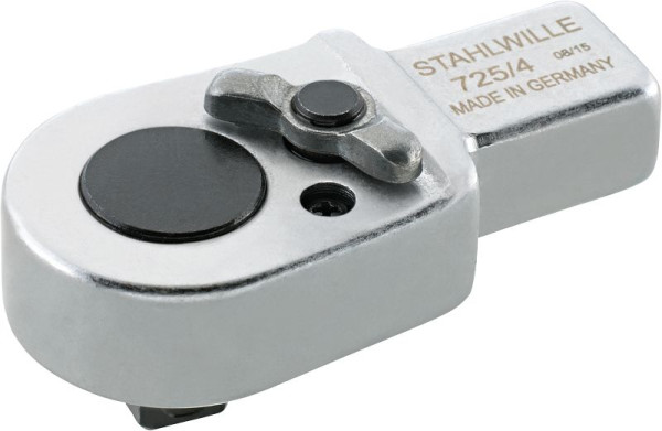 STAHLWILLE Einsteckknarre Nr.725/4 Außen-4kant 1/4 " Werkzeugaufnahme 9x12 mm 40 Nm, 58254004