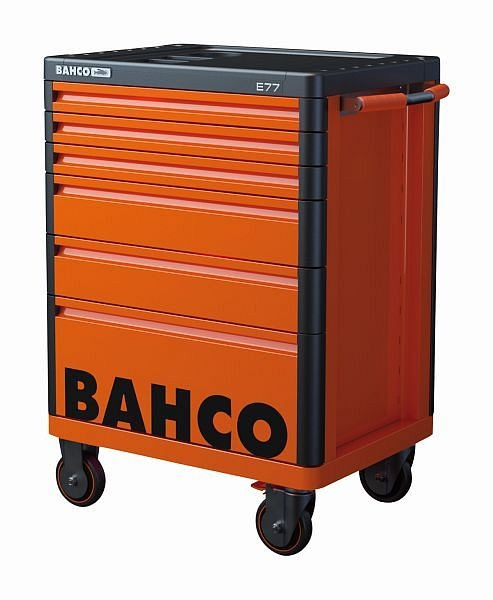 Bahco Premium Werkstattwagen mit 6 Schubladen, orange, 1477K6