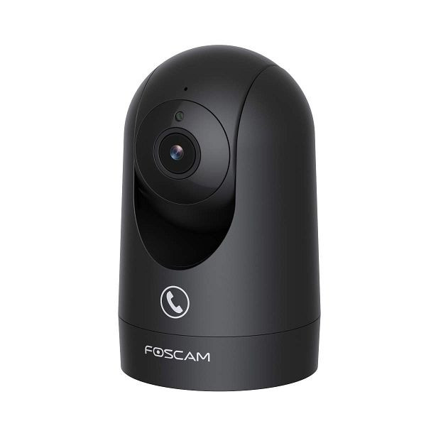 FOSCAM R8M drehbare und schwenkbare 4K 8 MP Dual-Band WLAN Innen-Überwachungskamera (schwarz) mit Radarerkennung und Auto-Tracking Funktion, fsr8ms
