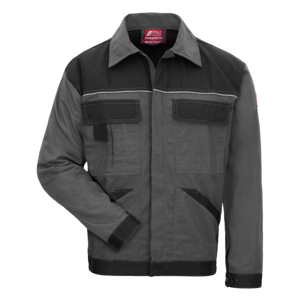 NITRAS MOTION TEX LIGHT, Arbeitsjacke, Größe: 106, Farbe: grau, VE: 10 Stück, 7552-106